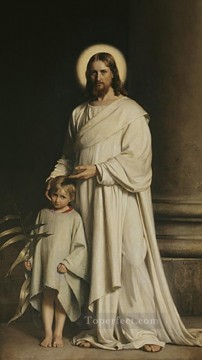 キリストと少年 カール・ハインリヒ・ブロック Oil Paintings